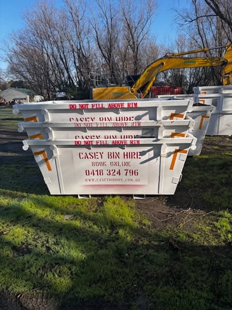 Heavy-duty skip bins for waste removal in Casey, ideal for home or construction projects.
